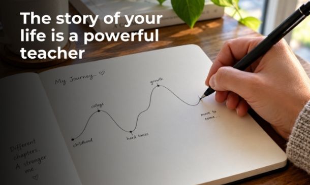A hand drawing a graph on paper.